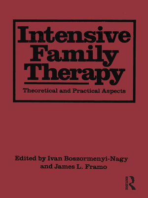 cover image of Intensive Family Therapy